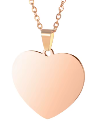 Collar corazón personalizado foto/texto