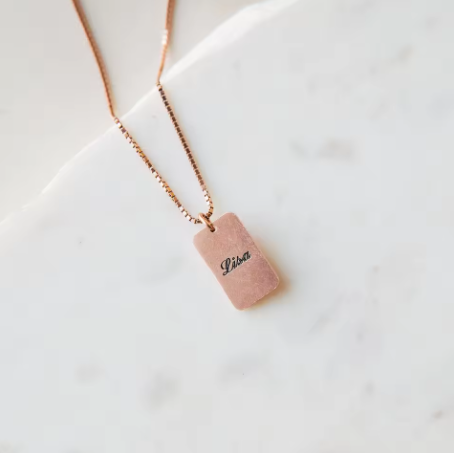 Collar placa personalizable