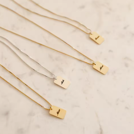 Collar placa personalizable