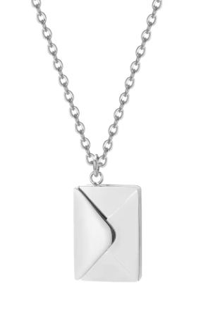 Collar sobre con mensaje personalizado